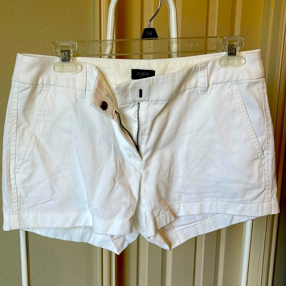 J CREW white shorts